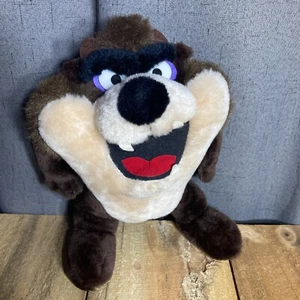 Vintage Taz Tasmanian Devil Plush 10” 1992 Warner Bros Looney Tunes 24K Company - Picture 1 of 8