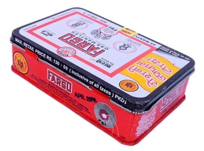 Vintage Rare Decorative Fargo Gas Mantles Advertisement Litho Tin Box. i2-89 - Image 1 of 4