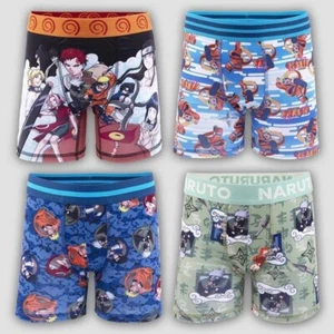 Naruto Boys' 4pk Athletic Boxer Briefs Underwear Size 6 - Picture 1 of 1