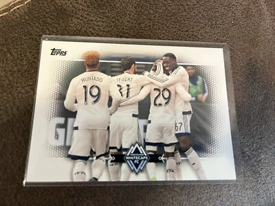 2017 Topps MLS Alphonso Davies Rookie Card FC Vancouver Whitecaps #190  - Image 1 of 2