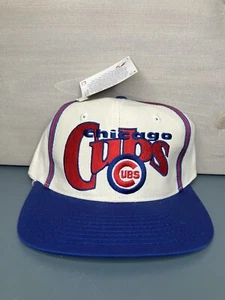 VINTAGE Chicago Cubs Hat Cap Snap Back The Game 90s New With Tags - Picture 1 of 8