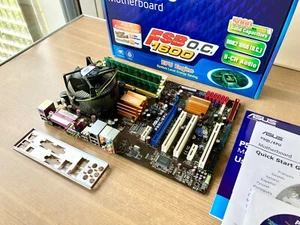 Lot Carte Mère ASUS P5QL/EPU + CPU intel E7400 2,8GHZ + RAM 4GB DDR2 ! - Photo 1/11