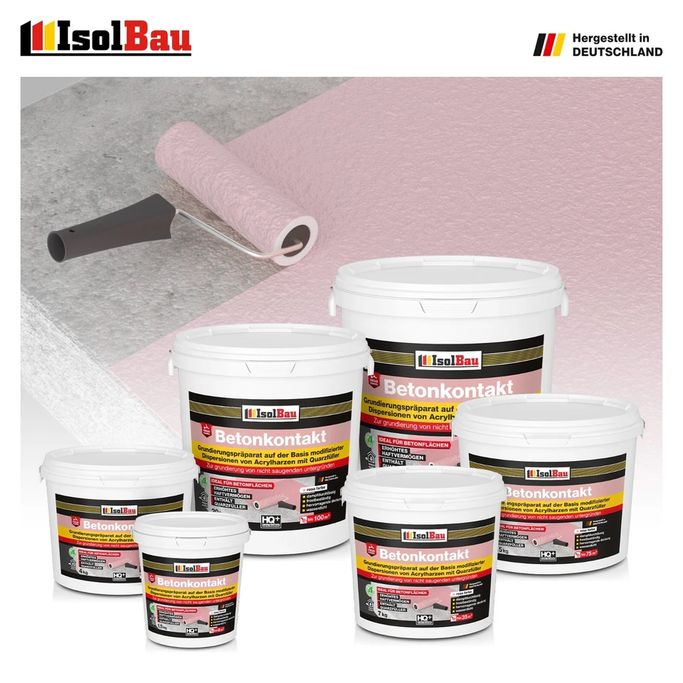 Betonkontakt Haftbrücke 1,5 - 600 kg Haftgrund Grundierung Haftgrund Quarzgrund - Bild 1 von 4