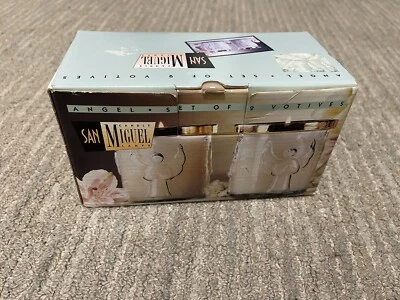 San Miguel Candle Lamps Angel Set of Votives - Image 1 of 4