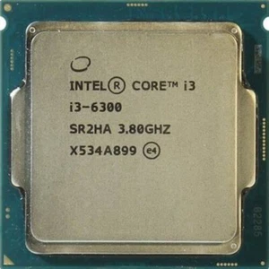 Intel Core i3 6300 CPU 3.8GHz LGA 1151 51W Processor - Picture 1 of 2
