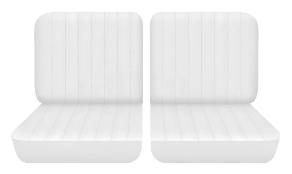 Fundas de asiento delanteras para AMC Rambler 1964 algodón blanco americano Foto 1 de 1