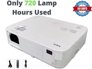 NEC NP-M322X DLP Projector 1080p - Only 720 OEM Lamp Hours Used w/Bundle - Picture 1 of 11