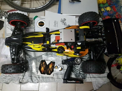 auto a scoppio rovan baja rc 1/5 nuova con accessori rtr con batteria e carica - Immagine 1 di 4