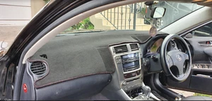 BLACK DASH MAT, DASHMAT DASHBOARD COVER FIT LEXUS IS250 2006-2012 - Bild 1 von 5