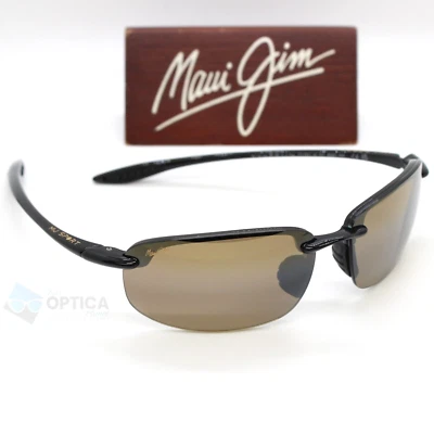 New Maui Jim HOOKIPA Sport POLARIZED HCL Bronze Lens Sunglasses H407-02 - Image 1 of 4