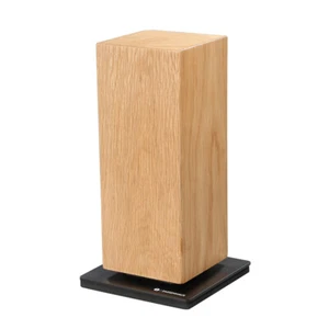 Porte couteau magnétique Spin en Chêne bois 13x13 cm - Foto 1 di 2