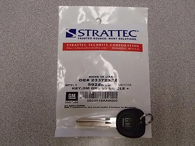 NEW OEM Strattec 5928819 GM Logo Transponder Chip Key Circle + Plus B106 - Image 1 of 4