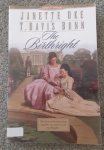 The Birthright by Janette Oke & T. Davis Bunn Song of Acadia #3 Christian - Foto 1 di 2