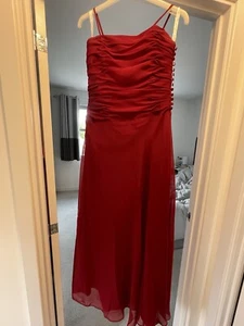 burgundy bridesmaid dress Size 6/8 - Picture 1 of 5