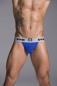 BIKE style GYM Workout Jockstrap 2.0 with 2" Waistband Royal Blue "2X-Large" U3 - Picture 1 of 6