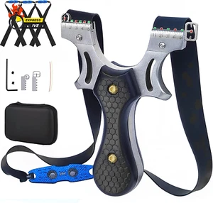 Slingshot, Stainless Steel Slingshots for Adults and Kids, Sling Shot for Huntin - Picture 1 of 12