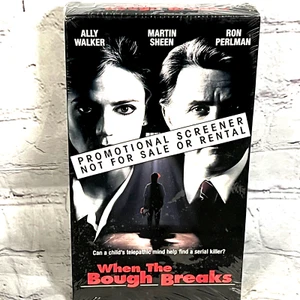 When the Bough Breaks Ally Walker Martin Sheen VHS Serial Killer Promo Screener - Imagen 1 de 5