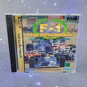 F-1 Live Information (Sega Saturn) JAPANISCHES Videospiel mit Handbuch 0590 - Bild 1 von 7