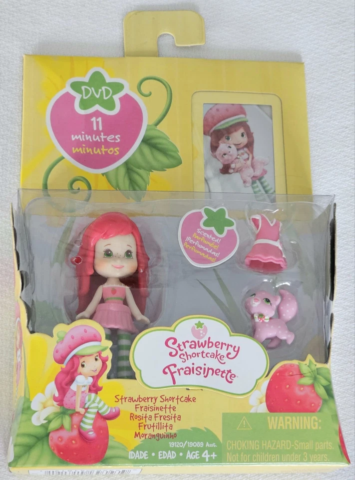 Strawberry Shortcake Mini Doll Custard With DVD 2009 Scented Ships