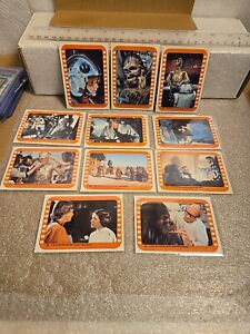 1977 Star Wars Series 5 Complete Sticker Set (11) #45-55 EX-MT 
