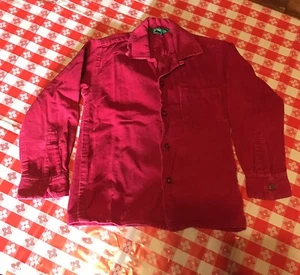 Vintage 1950-60’s Boys Corduroy Button up Shirt Size 4 Made By McNeil - Picture 1 of 7