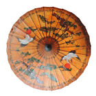 1pc Hand-painted Oil-paper Umbrella Decorative Handmade Oiled Paper Umbrella
