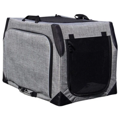 Nobby Traveller Extend grau Hundetransporttasche abwaschbar mit Utensilienfach - Bild 1 von 4