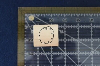 Sello de goma de madera STUDIO CALICO Cloud Storm 2,5" x 2,5" Foto 1 de 2