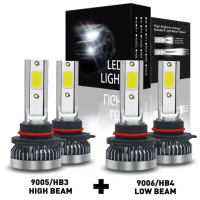 For 1999-2003 Lexus RX300 4Pcs 6000k LED Headlight High Low Beam Conversion Kit - Image 1 of 4