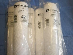 1SM Campbell Water Filters 20 Micron Sediment Cartridges 6pk Reverse Osmosis - Picture 1 of 1