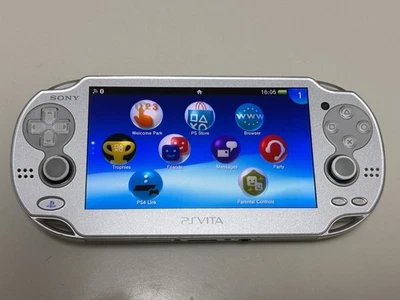 [Console Only] Sony PS Vita PCH-1000 Ice Silver OLED Wi-Fi No Accessories - Image 1 of 4