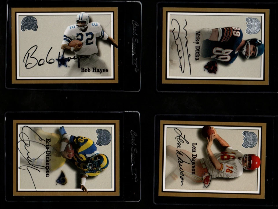 Bob Hayes Signed Auto COA 2000 Fleer Greats of the Game Football - ONE CARD - Image 1 of 1