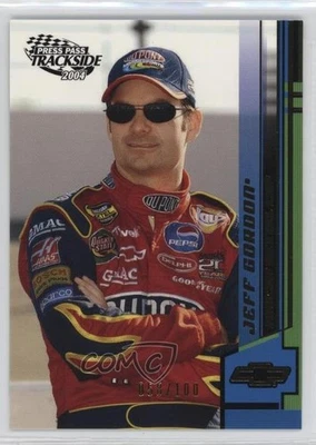 2004 Press Pass Trackside Golden /100 Jeff Gordon #G20 HOF - Image 1 of 2