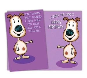 5 X 7 Inches Happy Birthday Greeting Card Funny Humor Cute SW - Picture 1 of 1