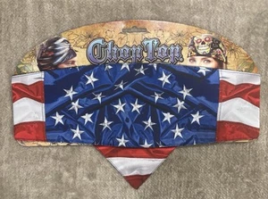Doo Wrap Chop 4TO DE JULIO TEMÁTICO-Biker banadana, banda para el sudor-gancho/bucle ¡NUEVO! - Imagen 1 de 4