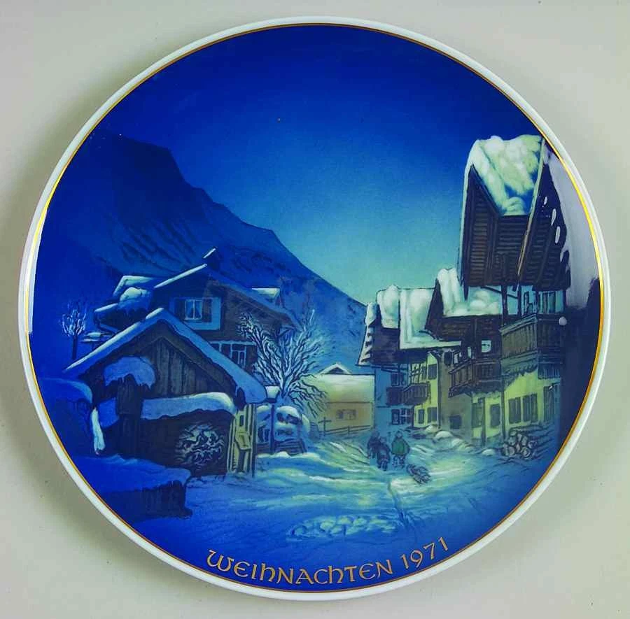 Rosenthal - Plato de Navidad Continental Navidad en Garmisch - Sin Caja 79497 Foto 1 de 1