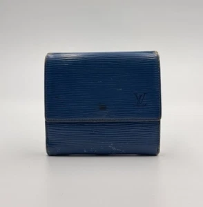 Louis Vuitton EPI Blue Trifold Wallet | AUTHENTIC ✅ - Picture 1 of 7