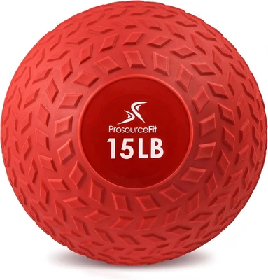 Slam Medicine Balls 5, 10, 15, 20, 25, 30, 50 libras agarre suave y texturizado con banda de rodadura  Foto 1 de 4