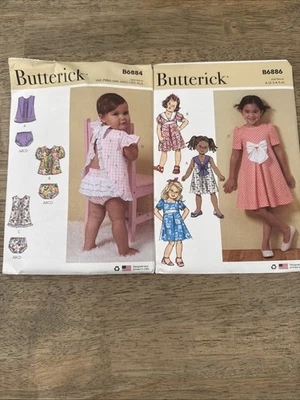 Lot of 2 Butterick Kids Children’s Clothes Pattens - Image 1 of 4