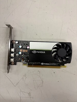 HP NVIDIA T400 4GB GDDR6 Full Profile Mini Display Port X3 GPU N02453-002 - Image 1 of 4