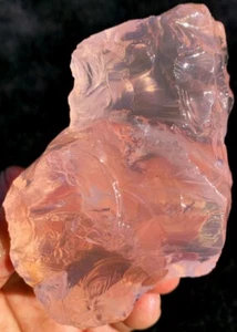 230,7g TOP!!! Natur Edelstein Rosenquarz Eis Transparent Sammlerstücke ie2058 - Bild 1 von 12