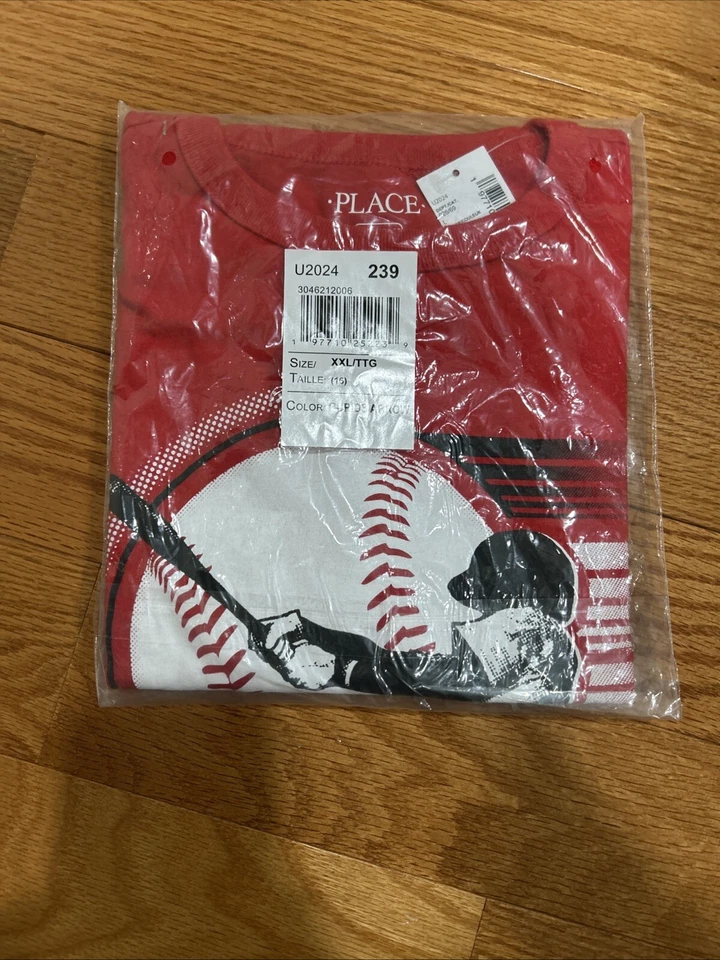 Camisa de béisbol roja XXL/TTG Foto 1 de 1
