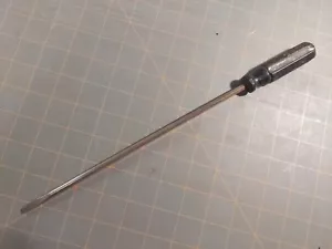 Vintage 1950s Snap-On Octo-Grip Fluted Cabinet Screwdriver SD-1410 USA 3/16 Tip - Picture 1 of 8