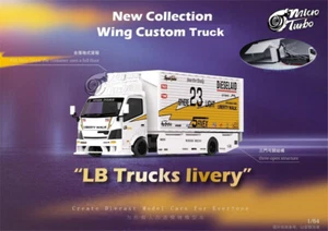 Micro Turbo 1:64 HINO 300 Series Custom GullWing Truck LB Livery Flash #23 Car - Picture 1 of 2