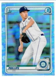2020 Bowman Chrome Draft CONNOR PHILLIPS Sky Blue ROOKIE REFRACTOR! #BD-71 - Picture 1 of 1