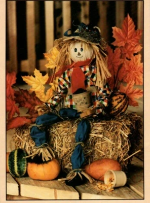 Jake 24" Scarecrow Doll Pattern Sculpture Folksy Fall Autumn Primitive - Image 1 of 2