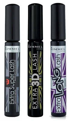 RIMMEL London Extra LONG / 3D / SUPER Lash Mascara Black 8 ml *CHOOSE YOUR TYPE*