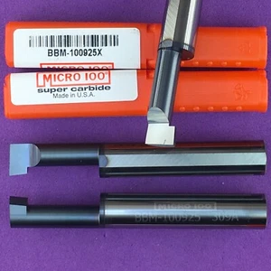 MICRO 100   BBM - 100925X  9mm Carbide Boring Bar; 10mm Shank  AlTiN🎯Machinist - Picture 1 of 1