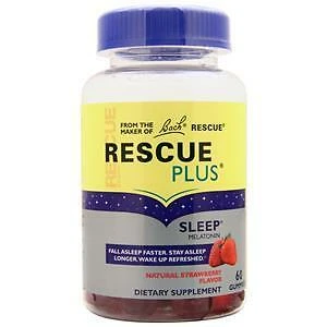 Bach Flower Remedies Rescue Plus Sleep Gummy Natural Strawberry 60 gummy - Image 1 of 1