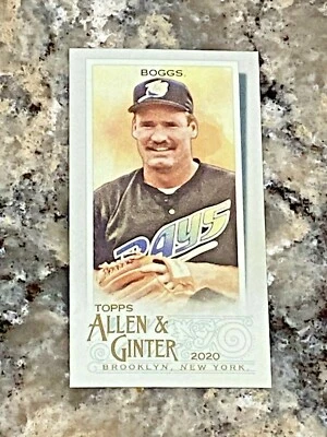2020 Topps Allen & Ginter A&G Back Mini Wade Boggs #126 Tampa Bay Devil Rays - Image 1 of 2